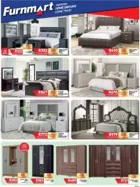 Furnmart catalogue Page 3: JAYDA 2-PIECE MULTIROBE €7.499,00, CAROLINE 5-PIECE BEDROOM SUITE €12.999,00