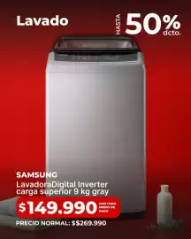 Catálogo Easy Página 2: Samsung - lavadora digital inverter carga superior 9 kg gray €149.990,00
