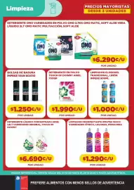 Catálogo Comercial Castro Página 17: Omo - detergente €6.290,00, Impeke - bolsas de basura €1.250,00