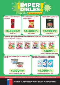 Catálogo Comercial Castro Página 6: Soprole - leche natural 1lt variedades descremada, semidescremada, entera €1.090,00
