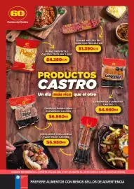 Catálogo Comercial Castro Página 8: Longaniza chillaneja flow pack castro €6.980,00, Papas prefritas €4.280,00