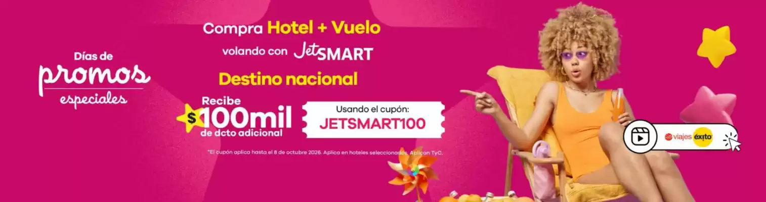 Viajes Éxito (válido hasta 10-10)