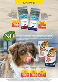 Alpha Zoo akciós újság Oldal 16: N&D tropical selection €6.390,00, Vet life natural diet dog hepatic €9.990,00