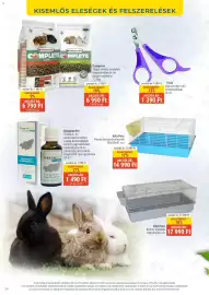 Alpha Zoo akciós újság Oldal 24: BiogenicPet vitamin- és aminosavtartalmú €1.490,00, Alfa Pets gerimalacnak €14.990,00