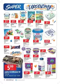 E.Leclerc gazetka Strona 8: Twaróg śmietankowy mielony Kesem €3,99, Serek kremowy Apetina Arla €3,59