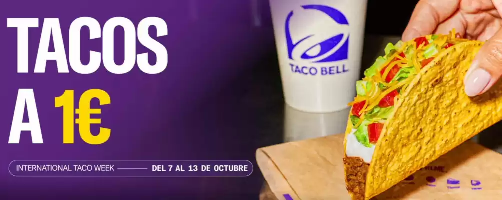 Taco Bell (válido hasta el 13-10)
