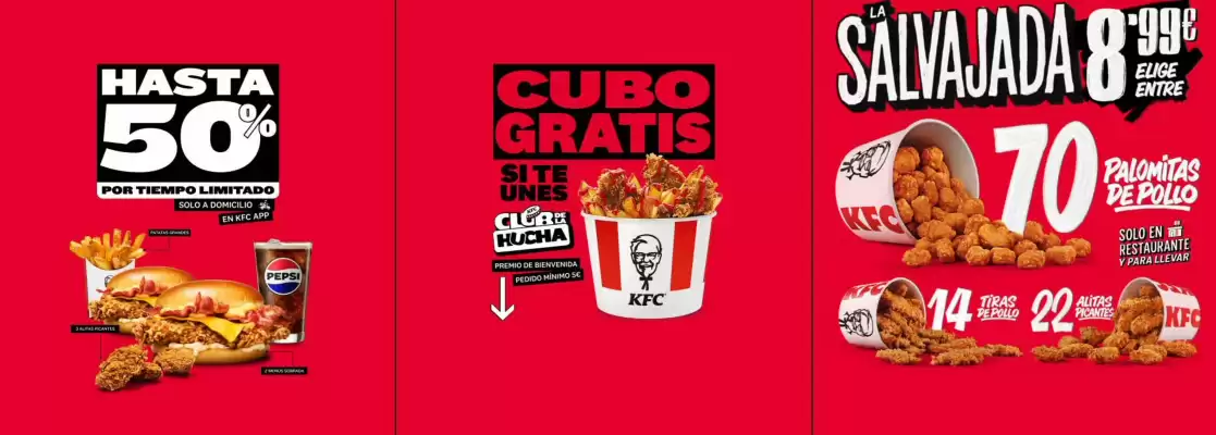 KFC (válido hasta el 21-10)