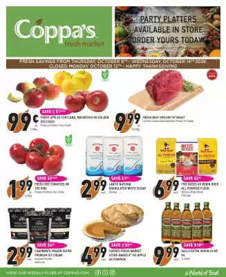 Coppa's Fresh Market (valid until 15-10)