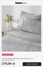 Home&You gazetka tydzień 41 Strona 4: Komplet pościeli żakardowej Padro 200x220 cm z 2 poszewkami 70x80 Home & you €279,99