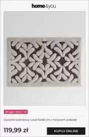 Home&You gazetka tydzień 41 Strona 5: Dywanik łazienkowy Laval 50x80 cm z motywem arabeski €119,99