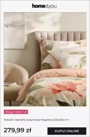 Home&You gazetka tydzień 41 Strona 9: Pościel z bawełny satynowej Magretta 200x220 cm Home & You €279,99