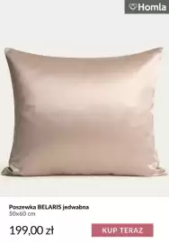 Homla gazetka tydzień 41 Strona 10: Poszewka Belaris jedwabna 50x60 cm Homla €199,00
