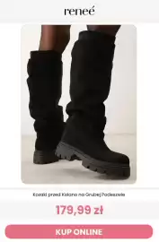 Renee magazyn tydzień 41 Strona 6: Kozaki przed kolano na grubej podeszwie Reneé €179,99