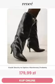 Renee magazyn tydzień 41 Strona 7: Kozaki slouchy na szpilce z warstwową cholewką Renee €179,99