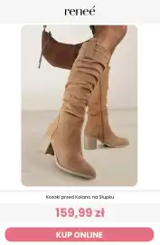 Renee magazyn tydzień 41 Strona 9: Kozaki przed kolano na słupku Renee €159,99