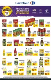 Folheto Carrefour Página 1: Milho €14,99, Liza - óleo €17,99