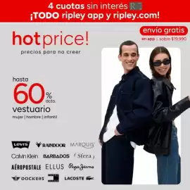 Catálogo Ripley Página 1: 4 cuotas sin interés R ¡TODO ripley app y ripley.com! hotprice! precios para no creer envío gratis