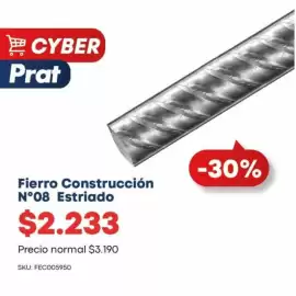 Catálogo Ferretería Prat Página 2: Fierro construcción n08 estriado €2.233,00
