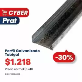 Catálogo Ferretería Prat Página 6: Perfil galvanizado tabigal €1.218,00