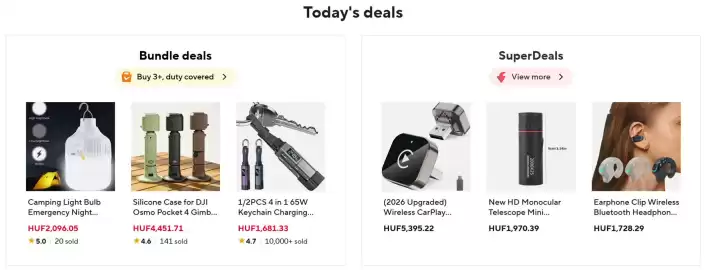 AliExpress akciós újság hét 41 Oldal 1