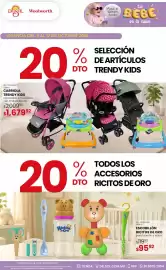 Catálogo Woolworth Página 5: Ricitos de oro - escobillón €95,92, Trendy kids - carriola €1.679,92