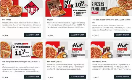 Folleto Pizza Hut Página 1