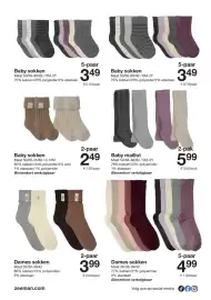 Zeeman folder Pagina 12: Baby sokken €3,49, Baby maillot €5,99