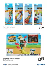 Zeeman folder Pagina 17: Hot Wheels Monster Trucks set €12,99, Hot Wheels racebaan €8,99
