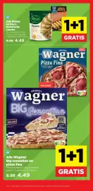 PLUS folder week 42 Pagina 12: Alle Bibigo en Duca Aziatische snacks €4,49, Alle Wagner Big sensation en pizza fina €4,49