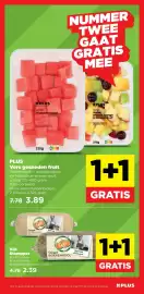 PLUS folder week 42 Pagina 19: Gijs Stamppot €2,39, Vers gesneden fruit €3,89