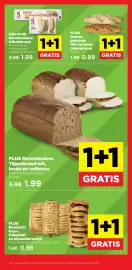 PLUS folder week 42 Pagina 3: PLUS Korenlanders Tijgerbrood wit, bruin en volkoren €1,99