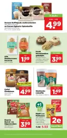 PLUS folder week 42 Pagina 33: Senseo Koffiepads melkvarianten en Douwe Egberts Oploskoffie €4,99, M&M's en Maltesers €5,53