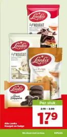 PLUS folder week 42 Pagina 36: Alle Lonka Nougat en fudge €1,79