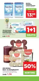 PLUS folder week 42 Pagina 41: Alle Bolsius Geur- en stomppkaarsen €1,74, Alle Waterwipes en Happy Earth Babyverzorging €4,19