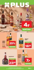 PLUS folder week 42 Pagina 44: Aerstone en Three Scottish Brothers Whisky €22,99, Johnnie Walker Whisky €19,99