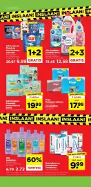 PLUS folder week 42 Pagina 51: Page Compleet schoon en sensitive €17,99, Alle Pampers Premium protection en pants €19,99
