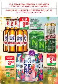 Dino gazetka Strona 6: Piwo Żywiec €3,89, Piwo Namysłów Pils €3,29