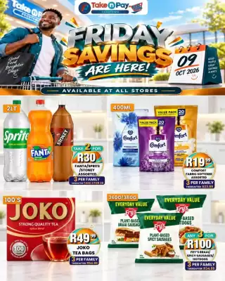 Take 'n Pay (valid until 9-10)