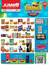 Jumbo catalogue Page 1: Ellis Brown €46,95, CADBURY Dairy Milk Chocolate Slabs (All variants) €193,95