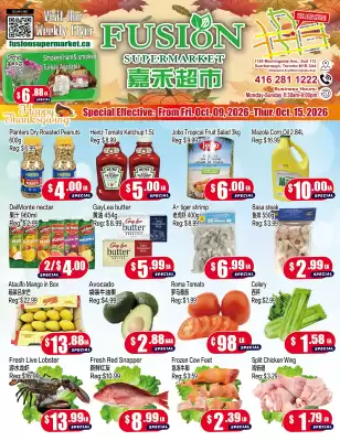 Fusion Supermarket flyer (valid until 15-10)
