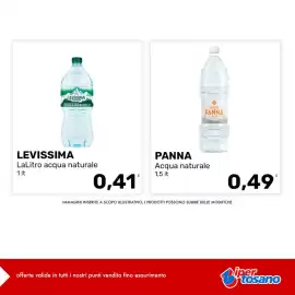 Volantino Iper Tosano Pagina 4: Panna Acqua naturale €0,49, Levissima LaLitro acqua naturale €0,41