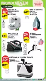 Folheto Pingo Doce | Fim de Semana Página 23: Ferro de engomar hoffen €24,99, Máquina de costura hoffen €44,99