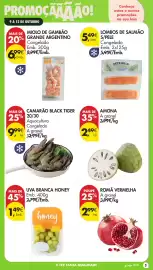 Folheto Pingo Doce | Fim de Semana Página 3: Camarão black tiger €9,99, Lombos de salmão peixaria €5,49