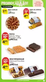 Folheto Pingo Doce | Fim de Semana Página 7: Bolo retangular mármore/chocolate €4,49, Torta de laranja €4,99