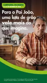 Folheto Pingo Doce | Fim de Semana Página 8: CAMPANHA SOLIDÁRIA 6 A 12 DE OUTUBRO DE 2026 Para o Pai João, uma lata de grão