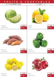 Istanbul Supermarket catalogue Page 2: FRUITS & VEGETABLES 8 11 OCTOBER 2026 - ١١ أكتوبر ٢٠٢٦ ملفوف أبيض مدور 1 KG ليمون