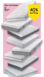 Leen Bakker folder week 42 Pagina 4: Alle matrassen €101,40