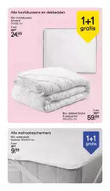 Leen Bakker folder week 42 Pagina 7: Alle hoofdkussens en dekbedden €24,99, Alle matrasbeschermers €9,99
