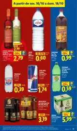 Folheto Lidl | Fim de Semana Página 11: Freeway refrigerante de lima limão 0% €0,59, Red bull bebida energética €1,74