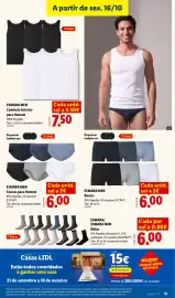 Folheto Lidl | Fim de Semana Página 19: Esmara men cuecas para homem €6,00, Esmara men Boxers €6,00